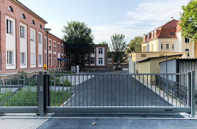 Kundenzentrale Stadtwerke Zittau - neue Einfahrt